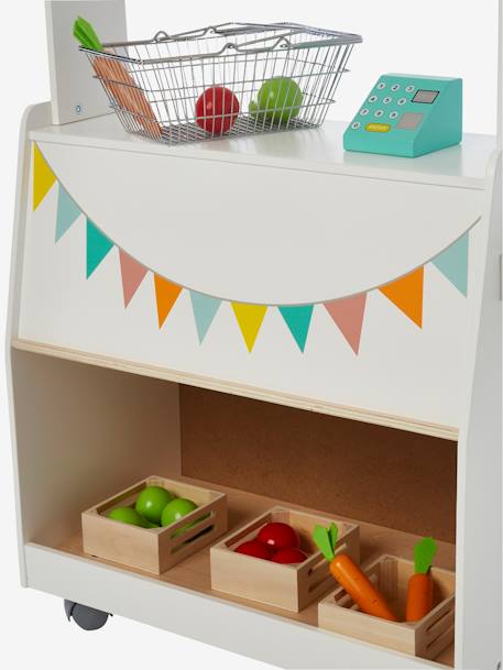 Kinder Kaufladen mit Obst und Gemüse, Holz FSC® - mehrfarbig - 8