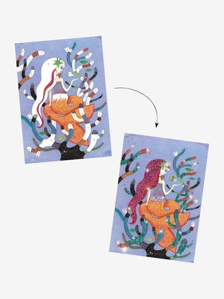 Kreativ-Set mit Glitzersand „Meerjungfrauen“ DJECO - mehrfarbig - 5