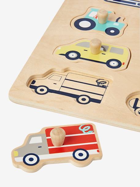 Baby Auto-Steckpuzzle, Holz FSC® - mehrfarbig - 2