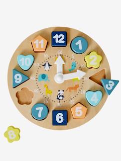 Spielzeug-Pädagogische Spiele-Lesen, Schreiben, Zählen & Uhr lesen-Lernuhr aus Holz FSC®