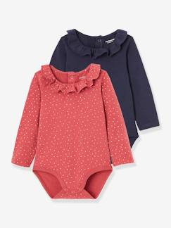 Babymode-Shirts & Rollkragenpullover-2er-Pack Baby Langarmbodys, Bubikragen