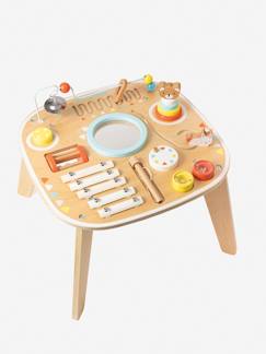 Spielzeug-Baby-Musik-Baby Spieltisch mit Musikinstrumenten, Holz FSC®