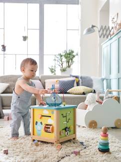 Spielzeug-Baby-Großer Activity-Würfel, Motorikwürfel ,,Tierfreunde" FSC®