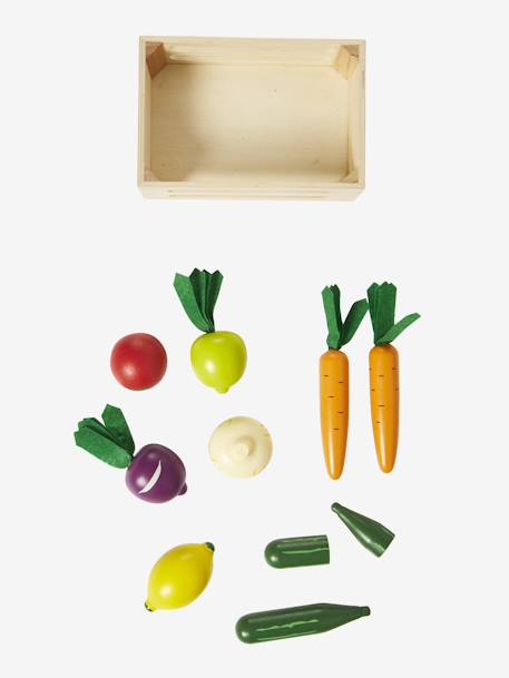 Kinder Gemüsekiste aus Holz FSC® - mehrfarbig - 3