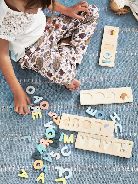 Kinder Puzzle „Erste Wörter“, Holz FSC® - mehrfarbig - 5