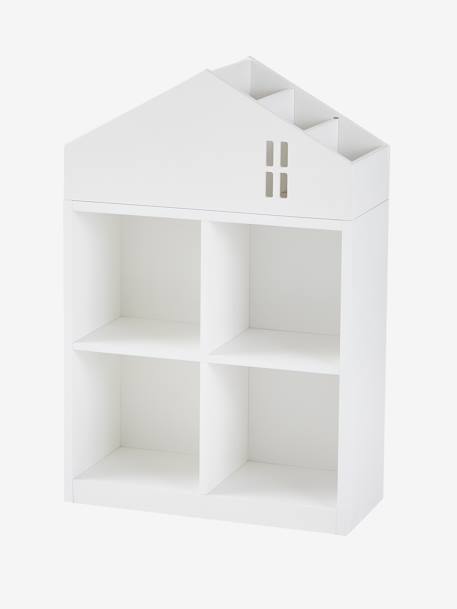 Kinder Regal in Haus-Form „Casas“, 4 Fächer - weiß - 2