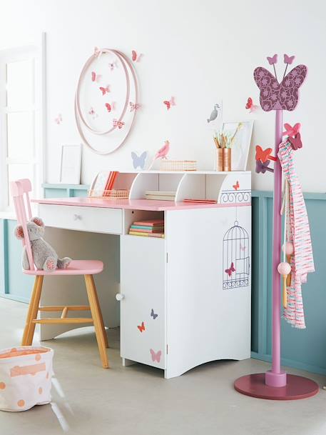 Kinderzimmer 14er-Set Deko-Schmetterlinge - mehrfarbig+rosa - 5