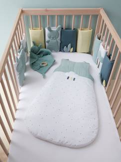 Dekoration & Bettwäsche-Babybettwäsche-Nestchen & Bettumrandungen-Baby Bettumrandung ,,Frühlingsregen" Oeko Tex®