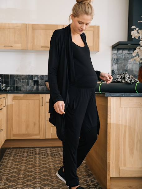 3-teiliges Homewear-Set, Schwangerschaft und Stillzeit - schwarz - 7