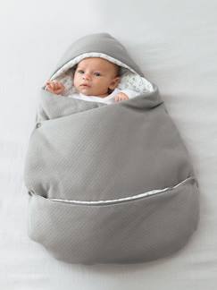 Babymode-Mäntel, Jacken, Overalls & Ausfahrsäcke-Ausfahrsäcke-2-in-1 Baby Ausfahrsack/Wickelunterlage Oeko-Tex, personalisierbar