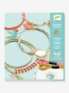 Spielzeug-Kreativität-Perlen, Mode & Kreativ-Sets-Armband-Bastelset „Kumihimo“ DJECO