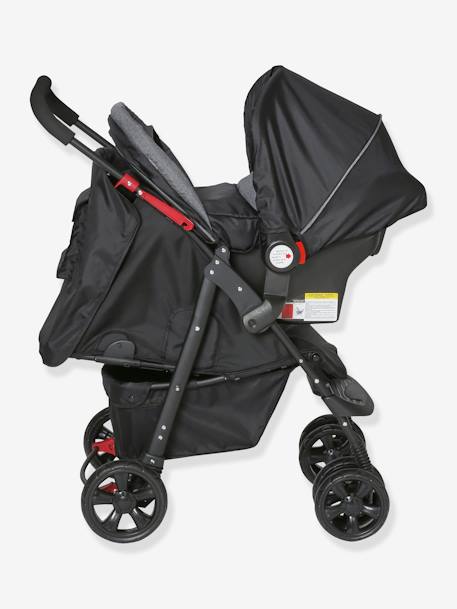 Kombi-Kinderwagen PRIMACITY + Babyschale PRIMASIT - schwarz/grau - 8