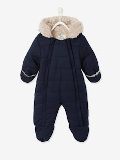 Baby Winter-Overall aus Flanell mit Recycling-Polyester -  - [numero-image]