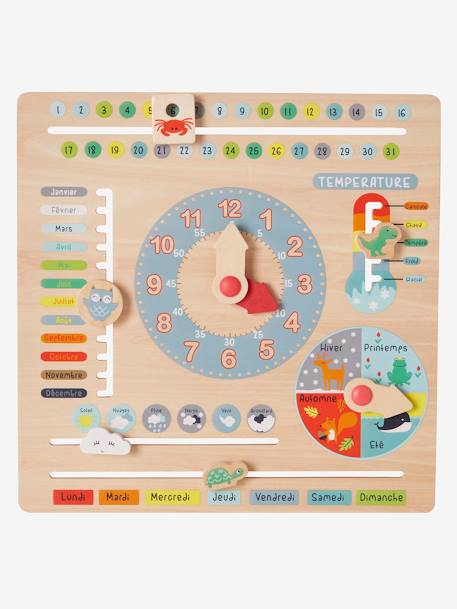 Kinder Spieluhr mit Kalender, Holz FSC® - mehrfarbig - 1