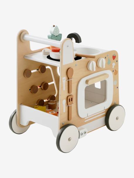 3-in-1-Lauflernwagen mit Spielküche FSC® - natur/weiß - 7