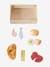 Kiste mit Lebensmitteln aus Holz FSC® - mehrfarbig - 4