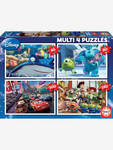 4er-Set Puzzles, 50-150 Teile „Multi 4“ Disney PIXAR EDUCA® - mehrfarbig - 1