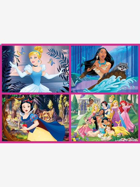 4er-Set Puzzles, 50-150 Teile Disney PRINZESSINNEN EDUCA - mehrfarbig - 2