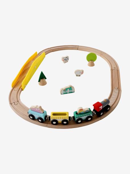 Kleine Kinder Eisenbahn,  Holz FSC® - mehrfarbig - 1