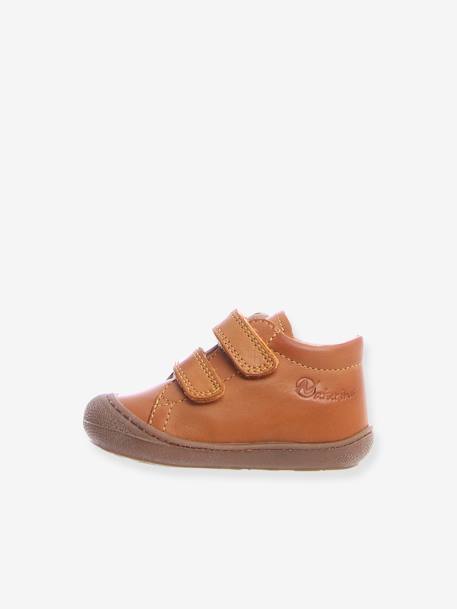 Jungen Baby Lauflernschuhe COCOON mit Klett NATURINO - karamell+kürbis+marine - 9