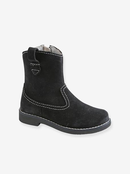 Hohe Mädchen Boots - schwarz - 1