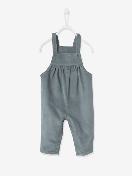 Mädchen Baby-Set: Bluse und Latzhose - hellblau - 4