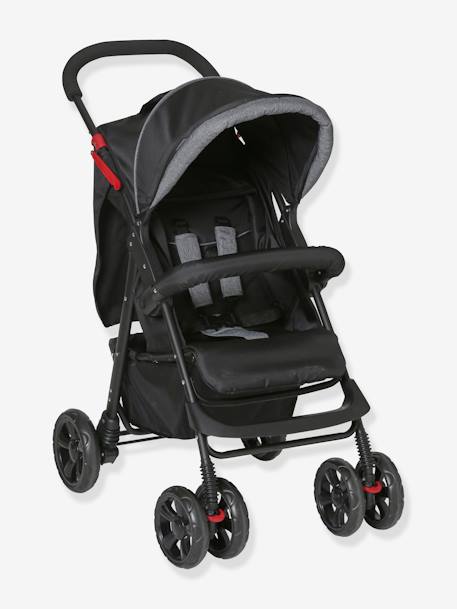 Kombi-Kinderwagen PRIMACITY + Babyschale PRIMASIT - schwarz/grau - 2
