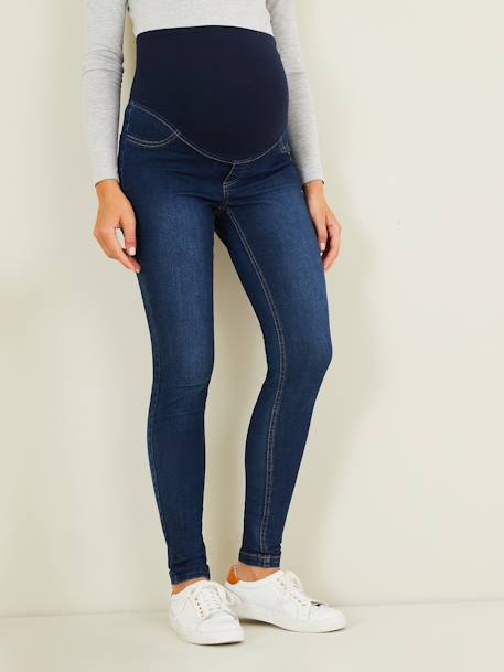 Jeans-Treggings für die Schwangerschaft - blau+dark blue+double stone+grau+schwarz - 7