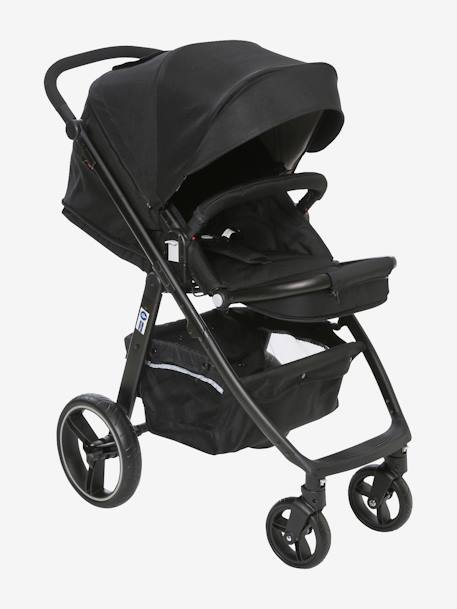Kombi-Kinderwagen „Mobicity“ mit Babywanne - schwarz+schwarz/grau - 2
