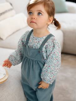 Günstige Mehrstück-Packungen-Babymode-Jumpsuits & Latzhosen-Mädchen Baby-Set: Bluse und Latzhose