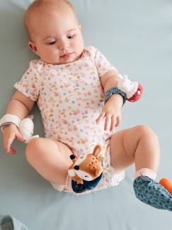 Spielzeug-Baby-Kuscheltiere & Stofftiere-Babyrasseln MÄRCHENWALD für Hand- und Fußgelenke
