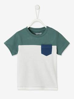 Shirts & Shorts-Babymode-Shirts & Rollkragenpullover-Jungen Baby T-Shirt, Colorblock Oeko-Tex
