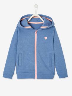 Maedchenkleidung-Pullover, Strickjacken & Sweatshirts-Sweatshirts-Mädchen Kapuzensweatjacke