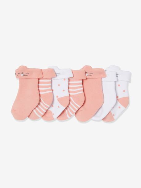 7er-Pack Baby Socken, Frottee Oeko-Tex® - pack hellgrau+pack marine+pack rosa - 7