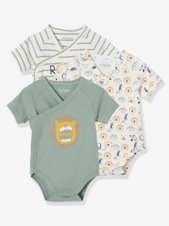 Babymode-3er-Pack Neugeborenen-Bodys, Kurzarm Oeko Tex®