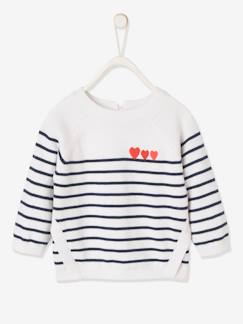 Babymode-Pullover, Strickjacken & Sweatshirts-Mädchen Baby Pullover, Streifen