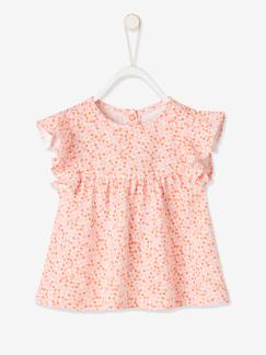 Shirts & Shorts-Babymode-Mädchen Baby T-Shirt, Blumen Oeko-Tex