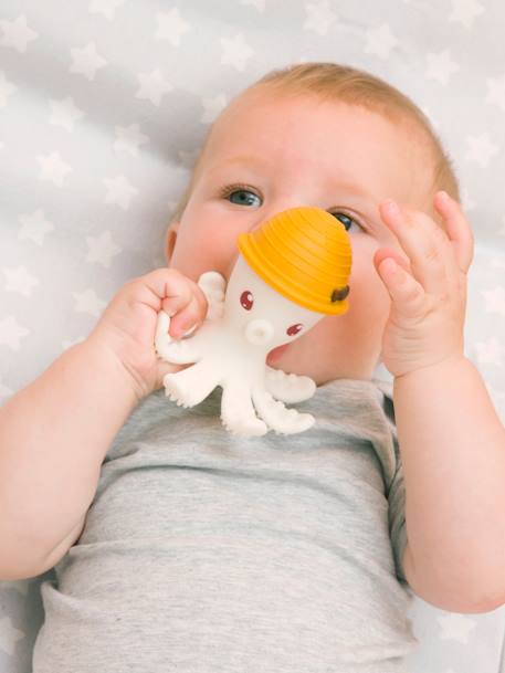 Baby Beißspielzeug BONNIE, DIE KRAKE BABYTOLOVE - weiß/hellblau+weiß/orange+weiß/rosa - 4