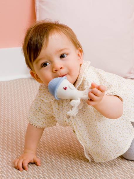 Baby Beißspielzeug BONNIE, DIE KRAKE BABYTOLOVE - weiß/hellblau+weiß/orange+weiß/rosa - 1