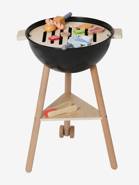 Kinder Spielgrill, Holz FSC® - natur/schwarz - 2