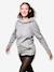 Eltern Trage-Sweatjacke LOVE RADIUS by JPMBB - grau meliert+schwarz - 3