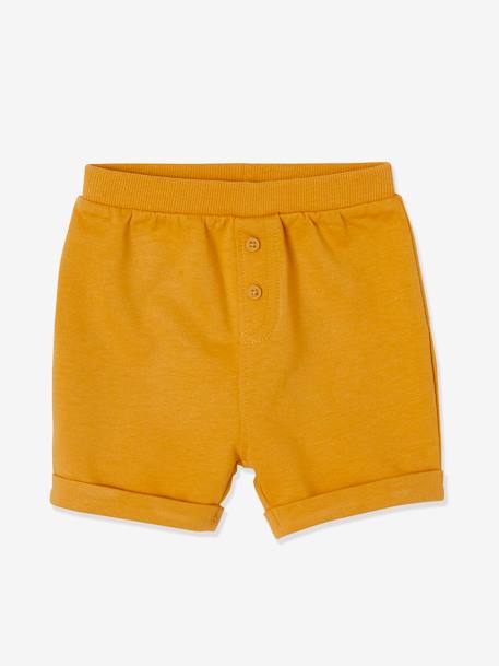 2er-Pack Baby Shorts Oeko-Tex® - senfgelb+marine bedruckt - 3