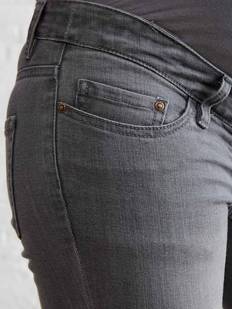 Umstands Slim-Fit-Jeans, Schrittl. 78 cm - grau+schwarz - 5
