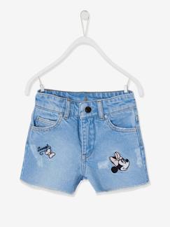 -Kinder Jeans-Shorts Disney MINNIE MAUS, bestickt