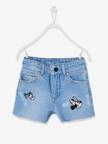 Kinder Jeans-Shorts Disney MINNIE MAUS, bestickt - bleached - 1