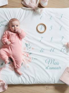 Baby Meilenstein-Decke ROSENTRAUM -  - [numero-image]