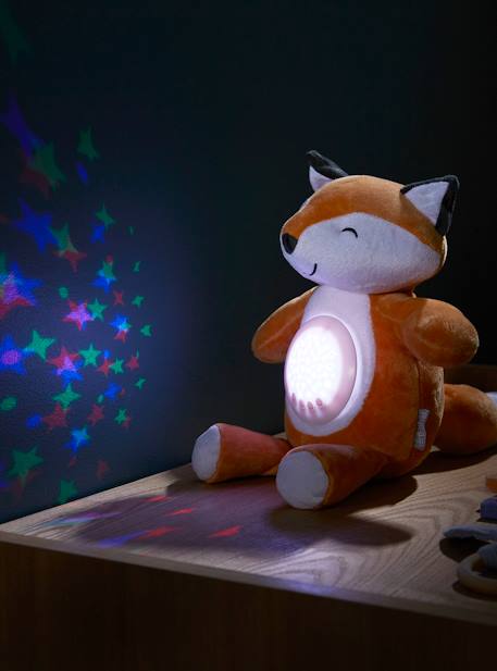 Nachtlicht, Sternenprojektor & Spieluhr „Fuchs“ - orange - 3