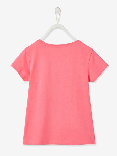 Mädchen T-Shirt, Wende-Pailletten - rosa - 4