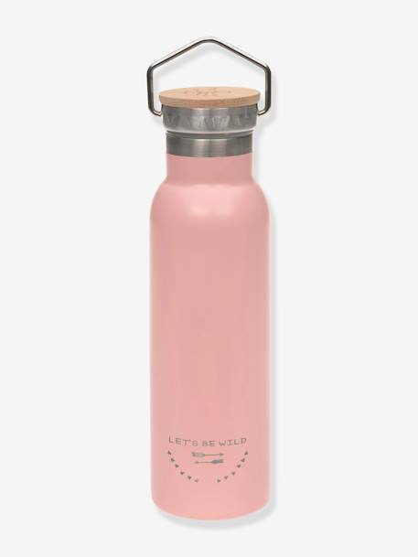Kinder Thermo-Trinkflasche aus Edelstahl ADVENTURE LÄSSIG - grau+rosa - 4