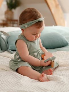 Kleid mit Haarband für Mädchen Baby -  - [numero-image]